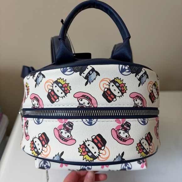 Bioworld Naruto Shippuden x Hello Kitty and Friends Allover Print Mini Backpack main image 7